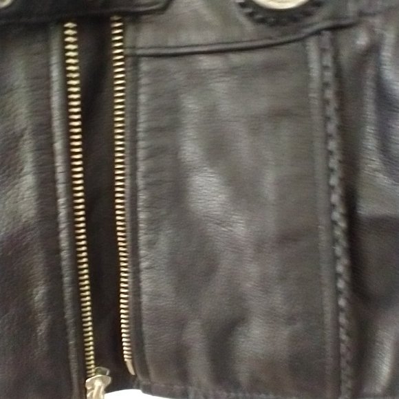 Black Harley Davidson Size XL W (Wide) Leather Jacket - Picture 3 of 16